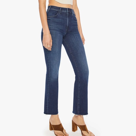 MOTHER Denim - Mother Denim The Hustler Ankle Fray in Dark Illusions Women’s Size 29